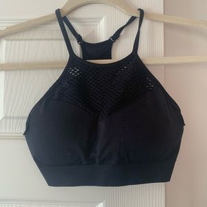 adjustable mesh sports bra